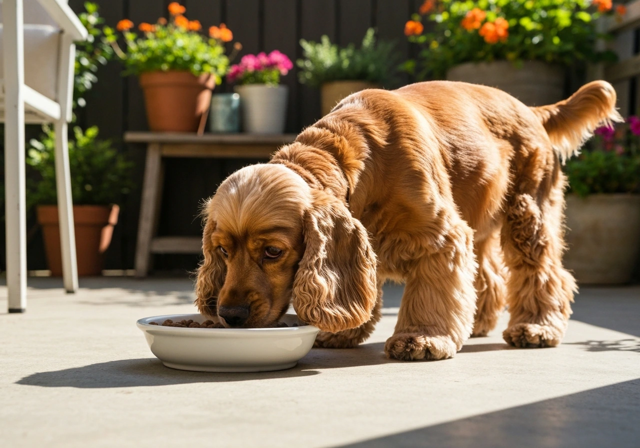 American Cocker Spaniel health examination