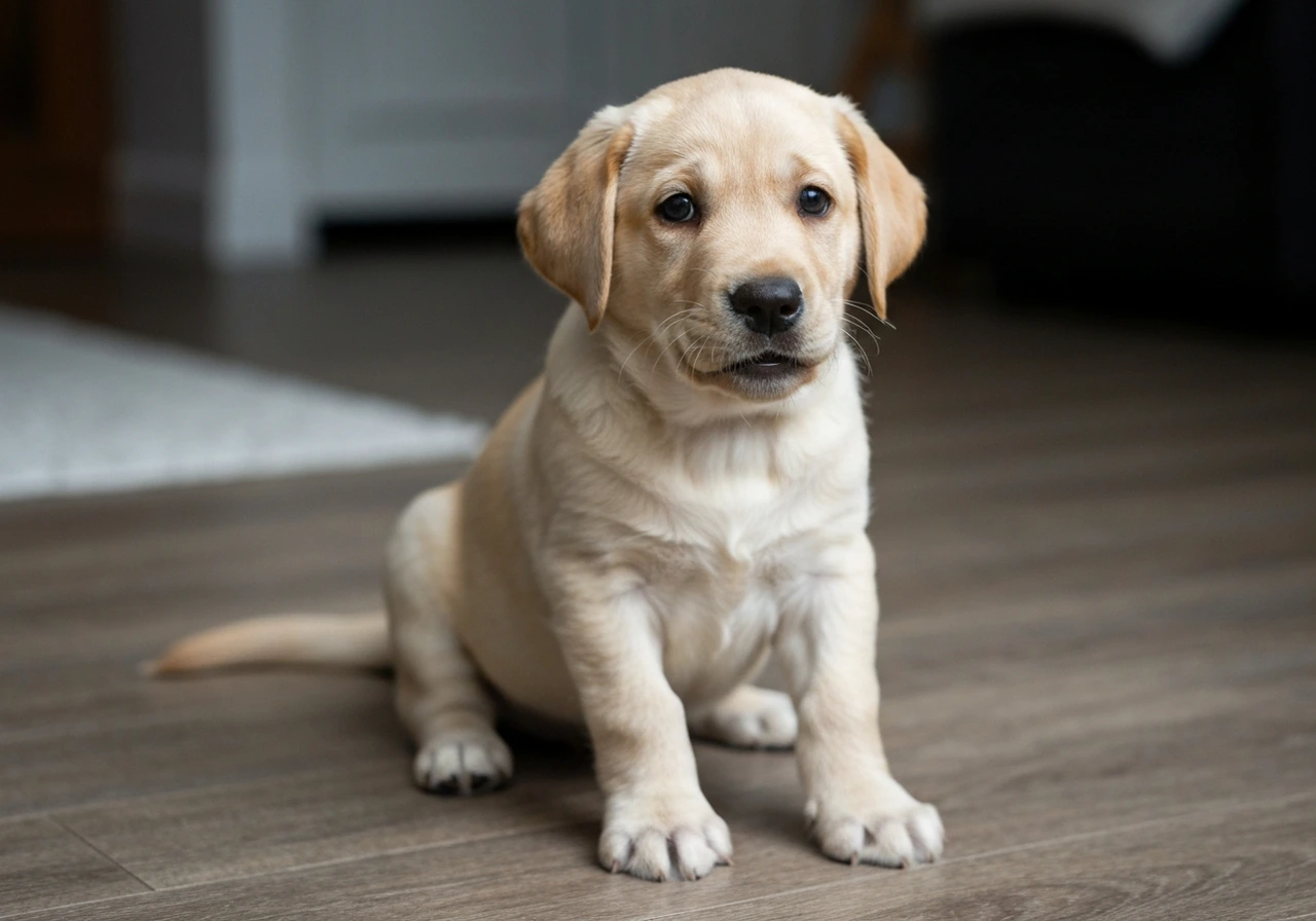 Labrador Retriever in daily life