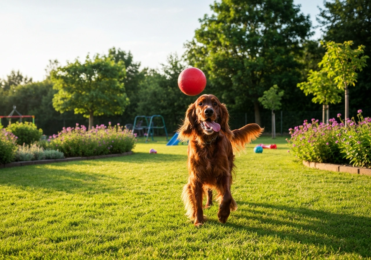 Healthy adult Setter Irlandais