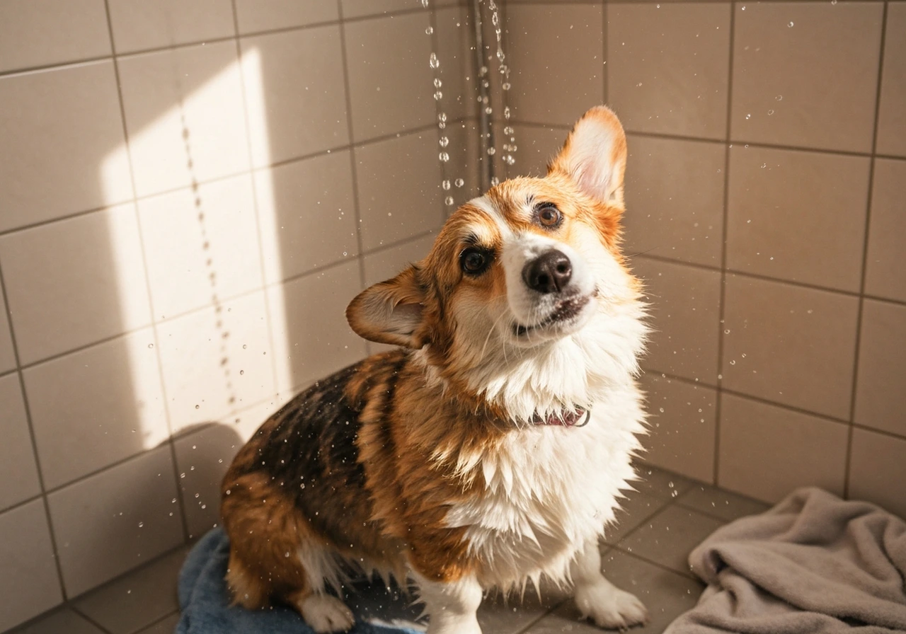 Welsh Corgi Pembroke, a breed susceptible to rcd3 PRA