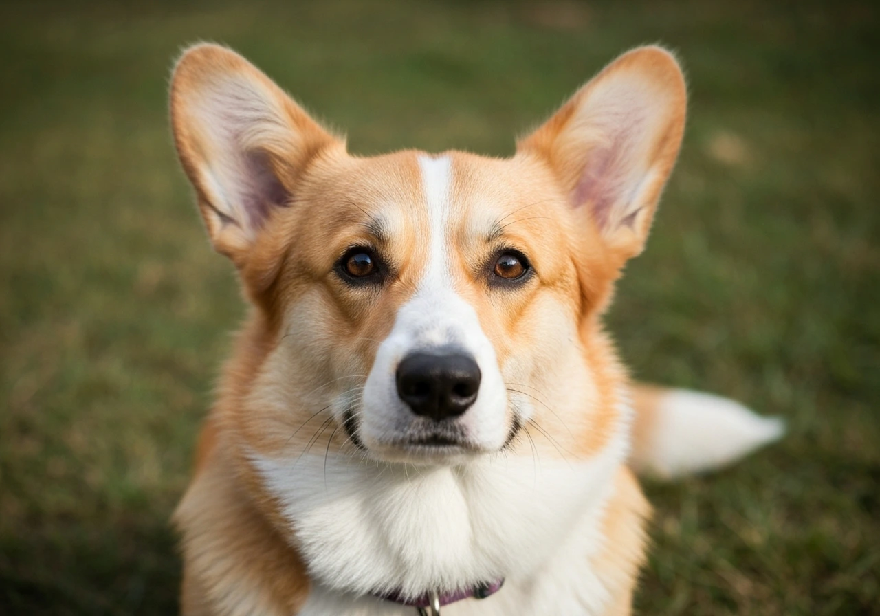 Welsh Corgi Pembroke, a breed affected by retinal degeneration